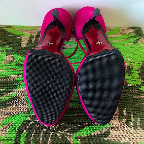Cesare Paciotti hot pink stiletto heels SZ EU 39 - Picture 5 of 8